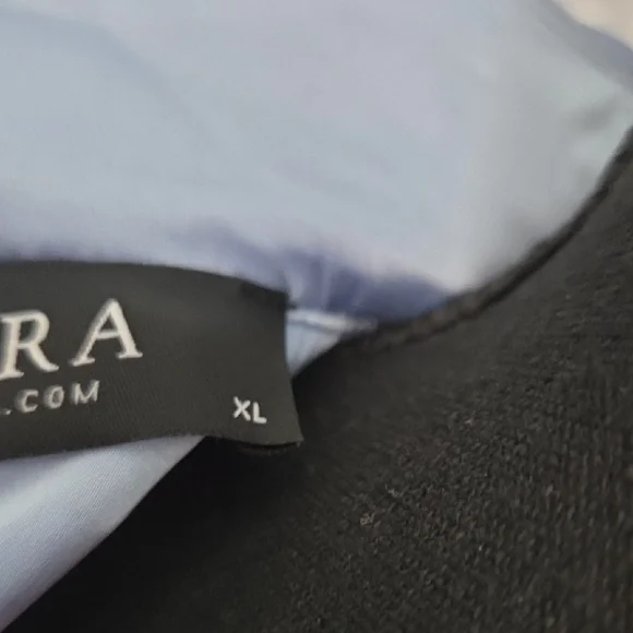 AKIRA Vibrant Red, Gold, and Sky Blue Brocade Patterned Top - Picture 3 of 7